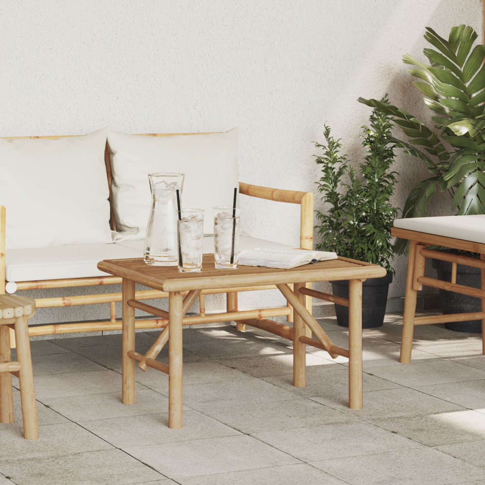 Produktbild för Kaffeebord Brun 70 x 40 x 36 cm Bambu