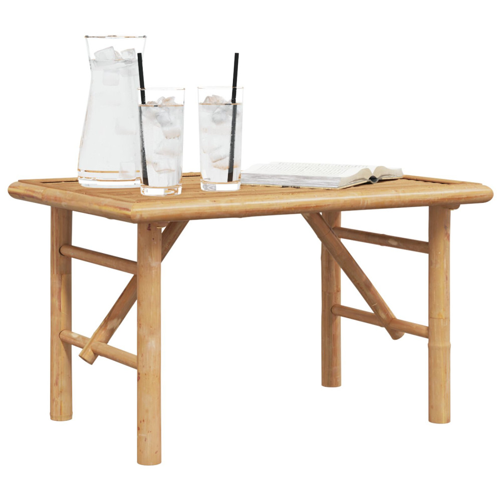 Produktbild för Kaffeebord Brun 70 x 40 x 36 cm Bambu
