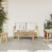 Produktbild för Kaffeebord Brun 70 x 40 x 36 cm Bambu