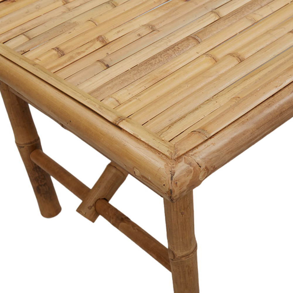 Produktbild för Kaffeebord Brun 70 x 40 x 36 cm Bambu