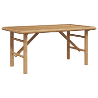 Produktbild för Kaffeebord Brun 90 x 50 x 43 cm Bambu