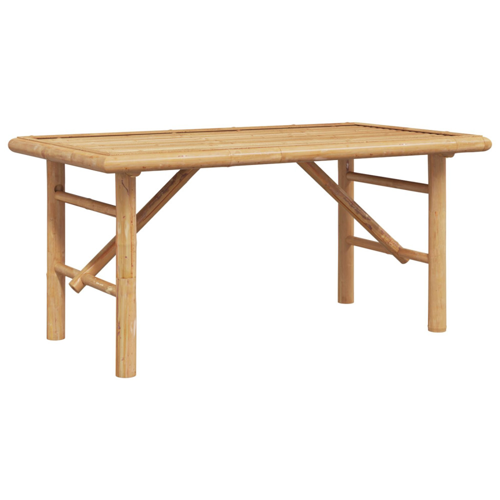 Produktbild för Kaffeebord Brun 90 x 50 x 43 cm Bambu