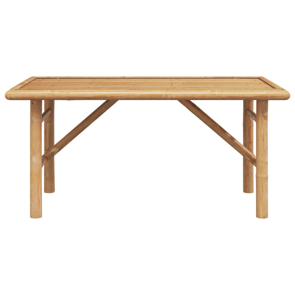 Produktbild för Kaffeebord Brun 90 x 50 x 43 cm Bambu