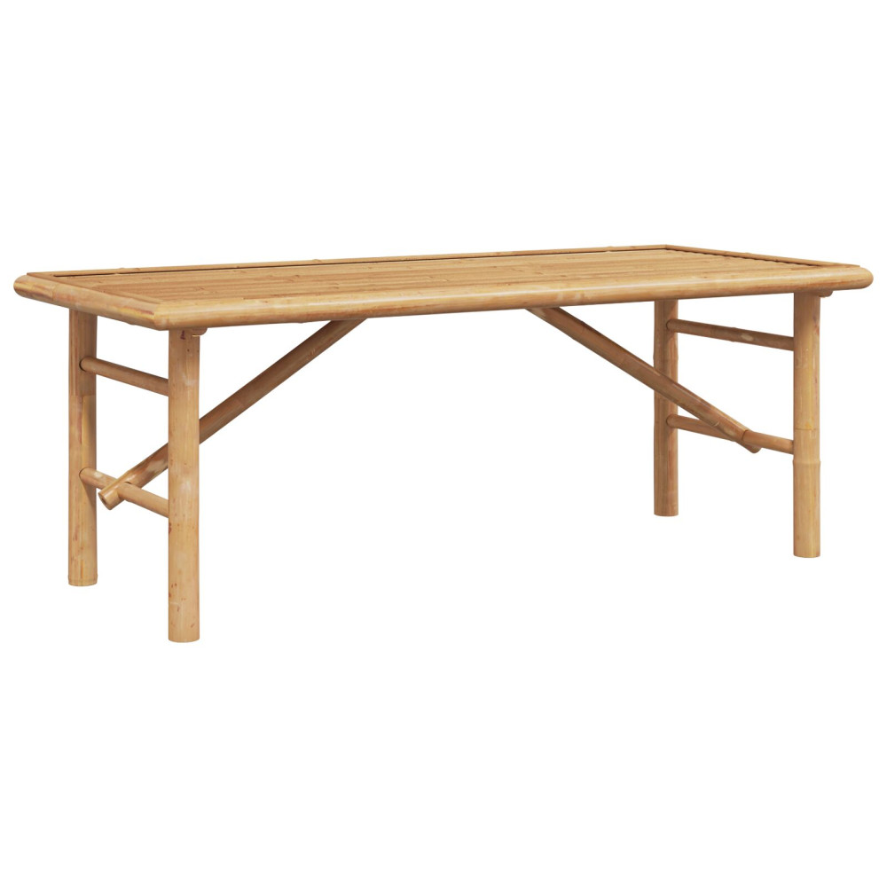 Produktbild för Kaffeebord Brun 110 x 50 x 43 cm Bambu
