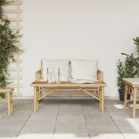 Produktbild för Kaffeebord Brun 110 x 50 x 43 cm Bambu