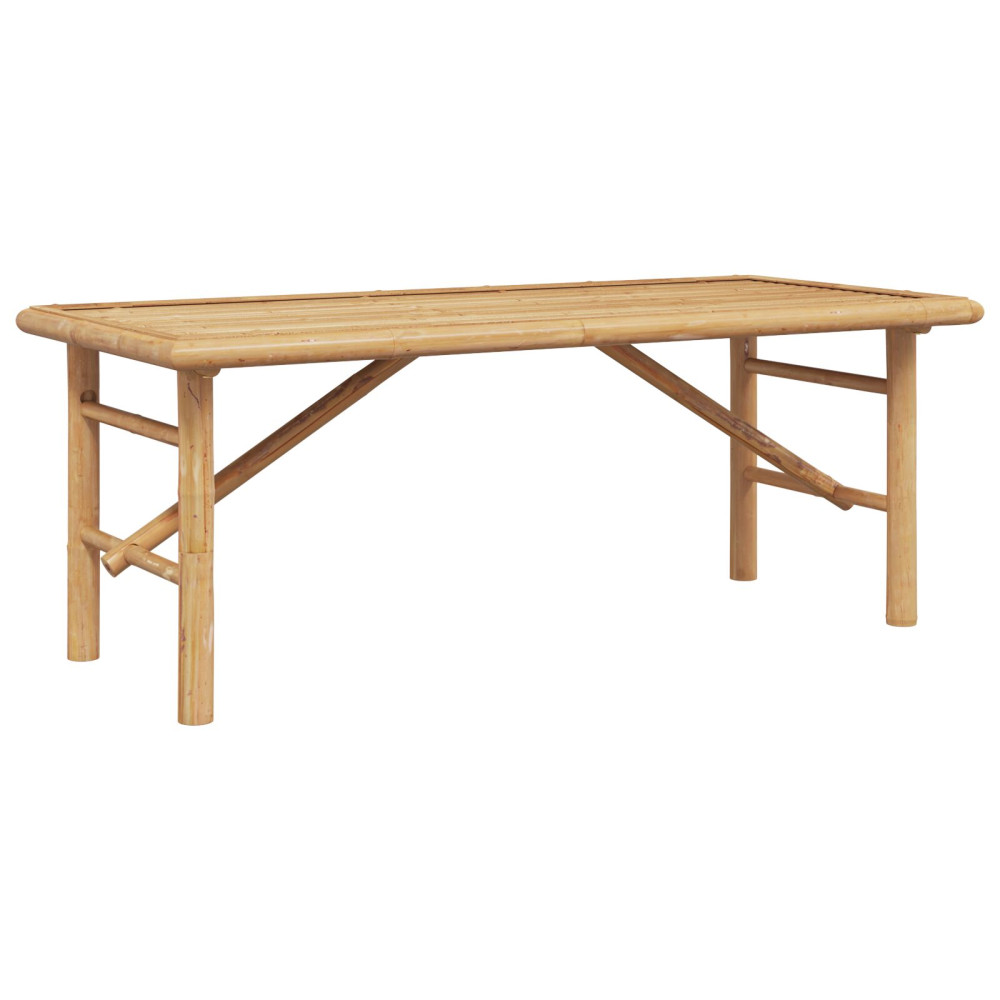 Produktbild för Kaffeebord Brun 110 x 50 x 43 cm Bambu