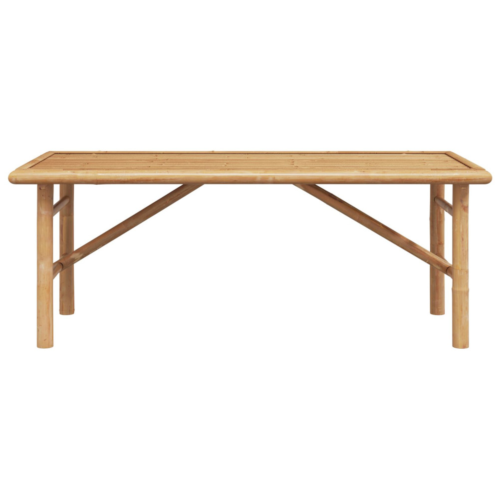 Produktbild för Kaffeebord Brun 110 x 50 x 43 cm Bambu