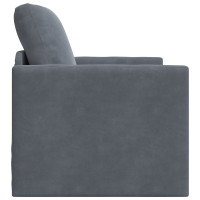 Produktbild för Soffsäng Mörkgrå 74 x 77 x 81 cm Sammet