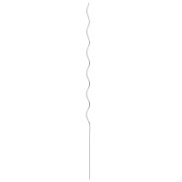 Produktbild för Växtstöd 50 pcs Silver 150 x 0,6 x 0,6 cm Stål