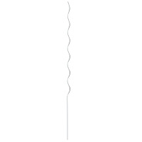 Produktbild för Växtstöd 50 pcs Silver 150 x 0,6 x 0,6 cm Stål