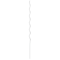 Produktbild för Växtstöd 50 pcs Silver 150 x 0,6 x 0,6 cm Stål