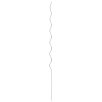 Produktbild för Växtstöd 5 pcs Silver 150 x 0,6 x 0,6 cm Stål