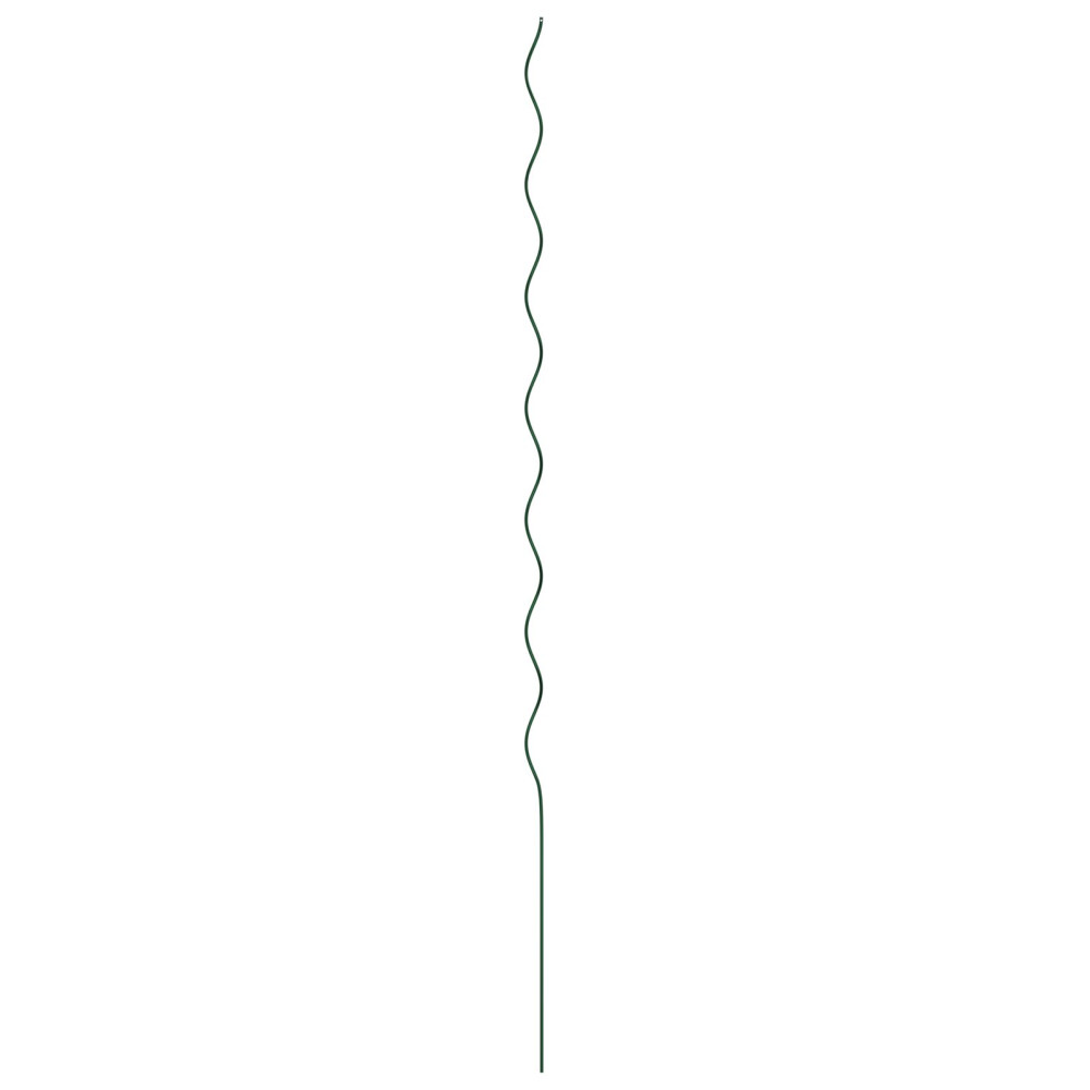 Produktbild för Växtstöd 5 pcs Grön 170 x 0,6 x 0,6 cm Stål