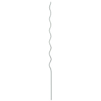 Produktbild för Växtstöd 5 pcs Grön 150 x 0,6 x 0,6 cm Stål