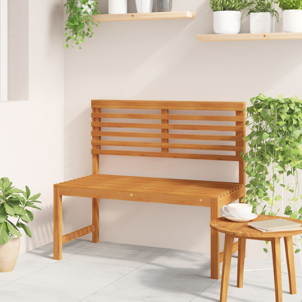 Produktbild för Trädgård Stol Brun 100 x 50 x 91cm Massivt akaciaträ