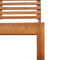 Produktbild för Trädgård Stol Brun 100 x 50 x 91cm Massivt akaciaträ