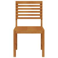 Produktbild för Trädgård Stol 2 pcs Brun 50 x 50 x 91cm Massivt akaciaträ