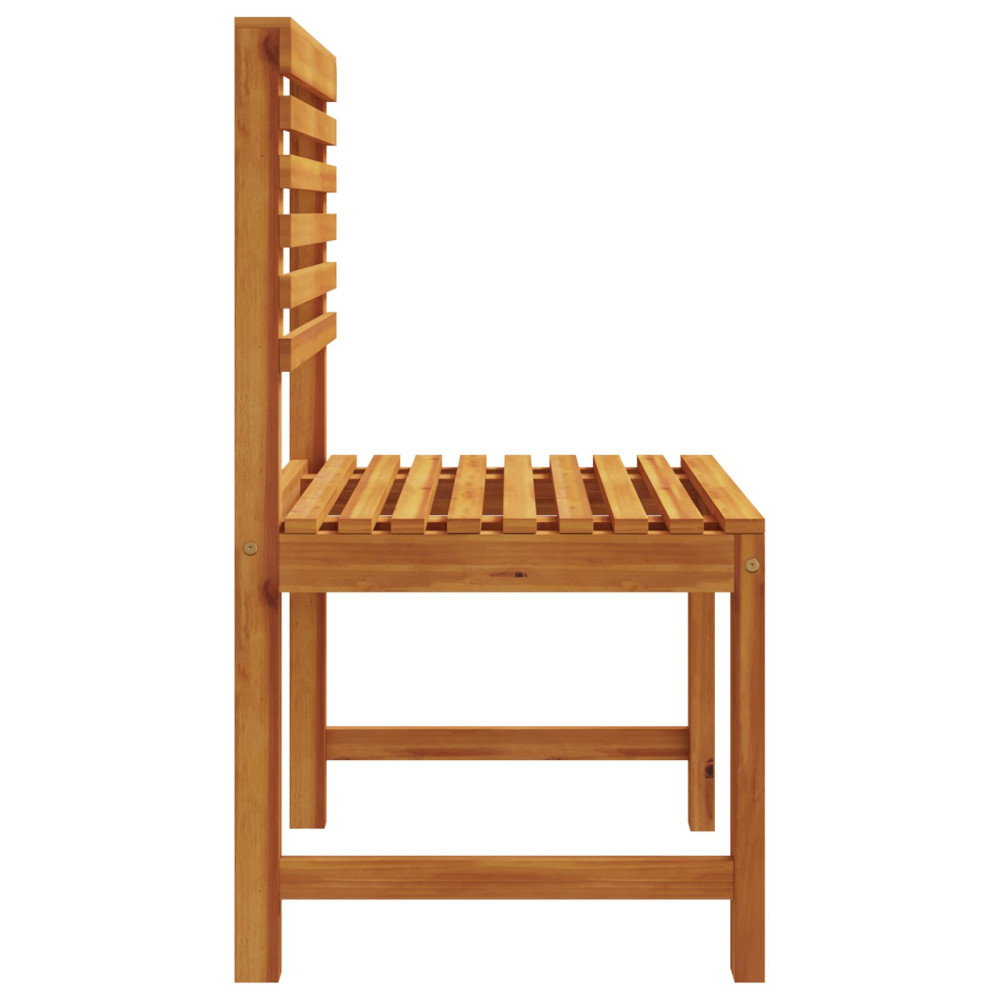 Produktbild för Trädgård Stol 2 pcs Brun 50 x 50 x 91cm Massivt akaciaträ
