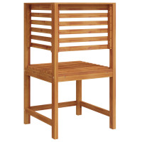 Produktbild för Trädgård Stol Brun 50 x 50 x 91cm Massivt akaciaträ