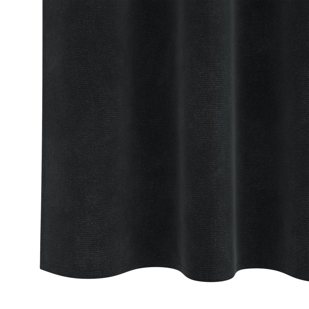 Produktbild för Mörkläggningsgardiner 2 pcs Svart 140 x 175 cm Sammet