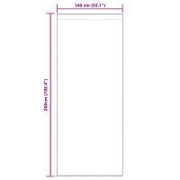 Produktbild för Mörkläggningsgardiner 2 pcs Svart 140 x 260 cm Sammet