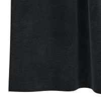 Produktbild för Mörkläggningsgardiner 2 pcs Svart 140 x 140 cm Sammet