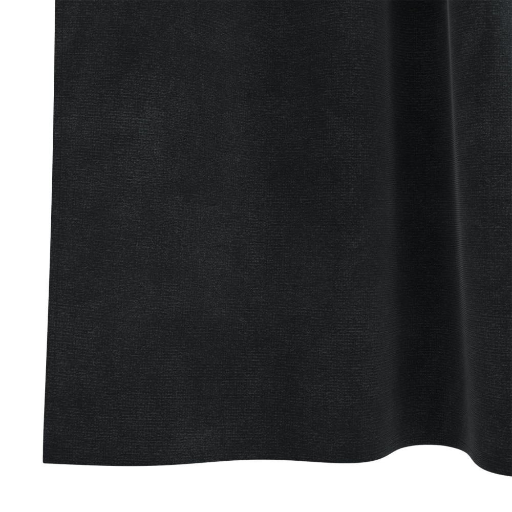 Produktbild för Mörkläggningsgardiner 2 pcs Svart 140 x 175 cm Sammet