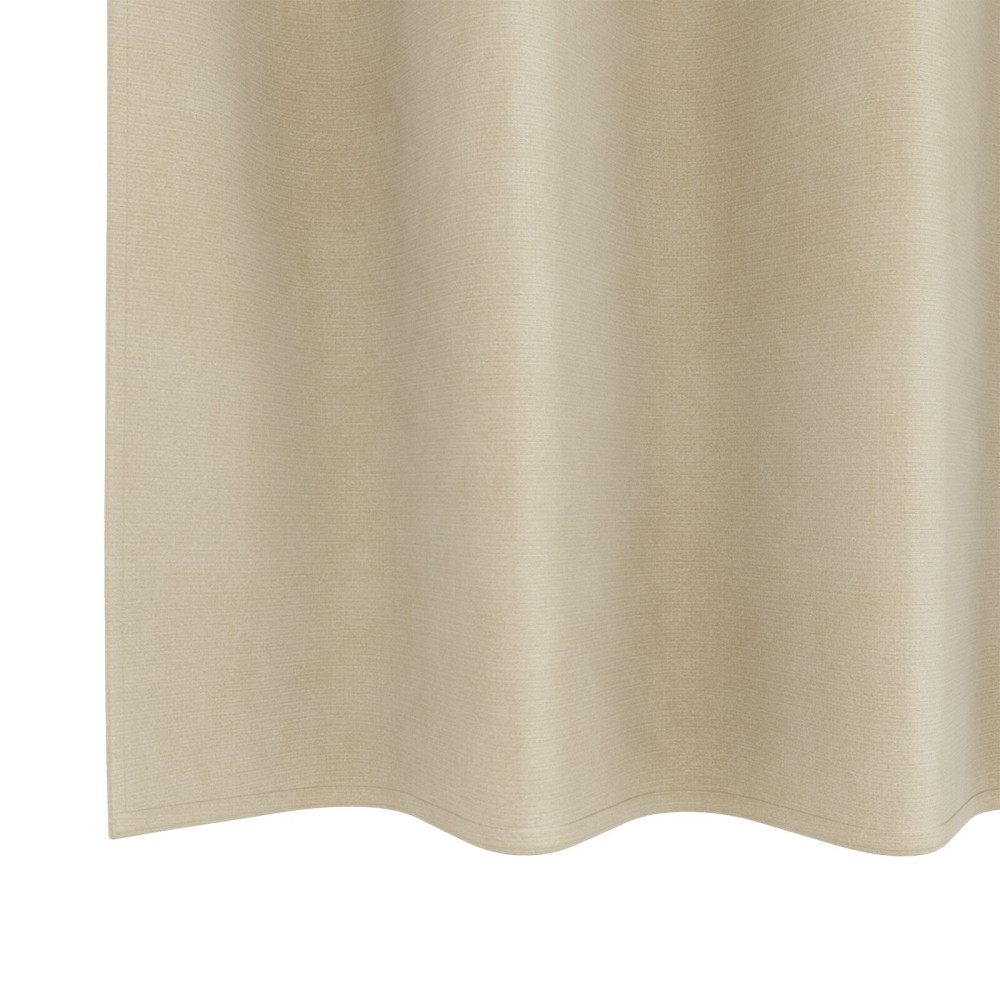 Produktbild för Mörkläggningsgardiner 2 pcs Kräm 140 x 245 cm Sammet