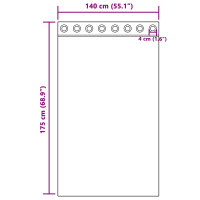 Produktbild för Mörkläggningsgardiner 2 pcs Mörkgrön 140 x 175 cm Sammet