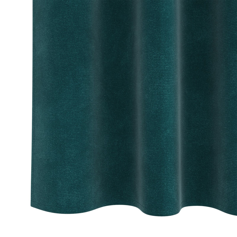 Produktbild för Mörkläggningsgardiner 2 pcs Mörkgrön 140 x 260 cm Sammet