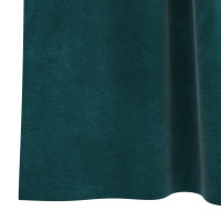 Produktbild för Mörkläggningsgardiner 2 pcs Mörkgrön 140 x 260 cm Sammet
