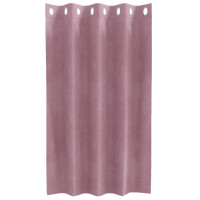 Produktbild för Mörkläggningsgardiner 2 pcs Mörkrosa 140 x 140 cm Sammet