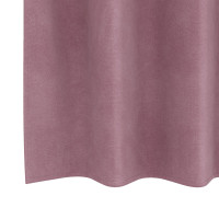 Produktbild för Mörkläggningsgardiner 2 pcs Mörkrosa 140 x 140 cm Sammet