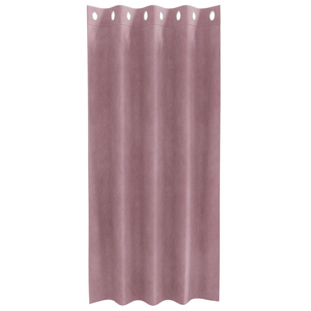 Produktbild för Mörkläggningsgardiner 2 pcs Mörkrosa 140 x 175 cm Sammet
