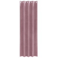 Produktbild för Mörkläggningsgardiner 2 pcs Mörkrosa 140 x 225 cm Sammet