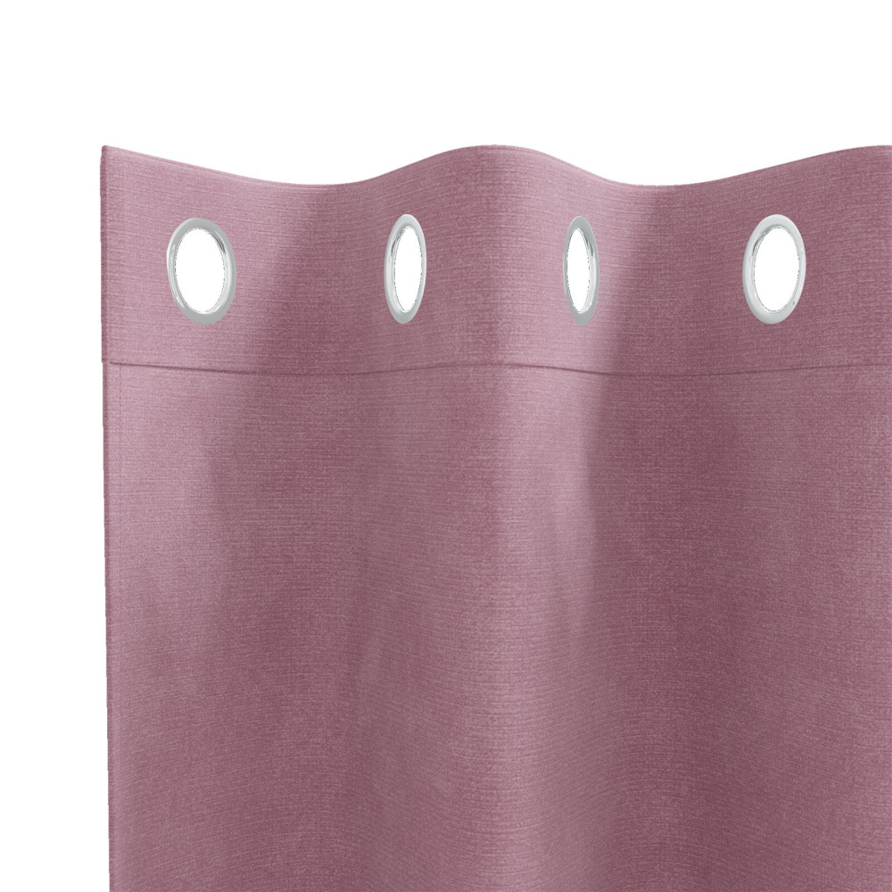 Produktbild för Mörkläggningsgardiner 2 pcs Mörkrosa 140 x 260 cm Sammet