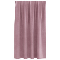 Produktbild för Mörkläggningsgardiner 2 pcs Mörkrosa 140 x 140 cm Sammet