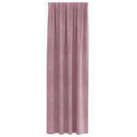 Produktbild för Mörkläggningsgardiner 2 pcs Mörkrosa 140 x 260 cm Sammet