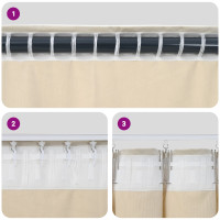 Produktbild för Mörkläggningsgardiner 2 pcs Mörkrosa 140 x 260 cm Sammet