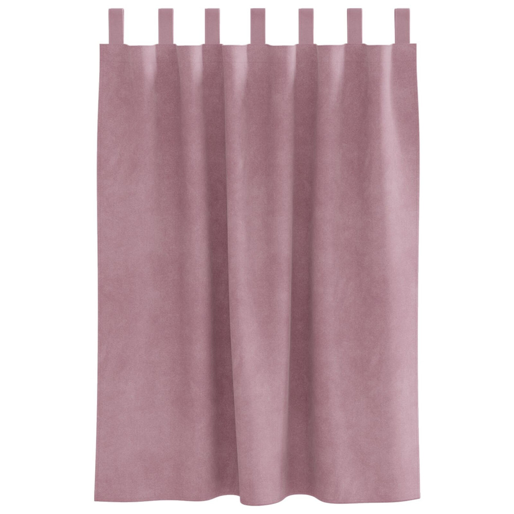 Produktbild för Mörkläggningsgardiner 2 pcs Mörkrosa 140 x 140 cm Sammet
