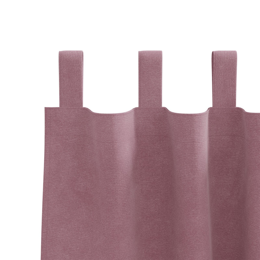 Produktbild för Mörkläggningsgardiner 2 pcs Mörkrosa 140 x 140 cm Sammet