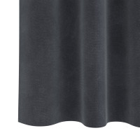 Produktbild för Mörkläggningsgardiner 2 pcs Ljusgrå 140 x 260 cm Sammet