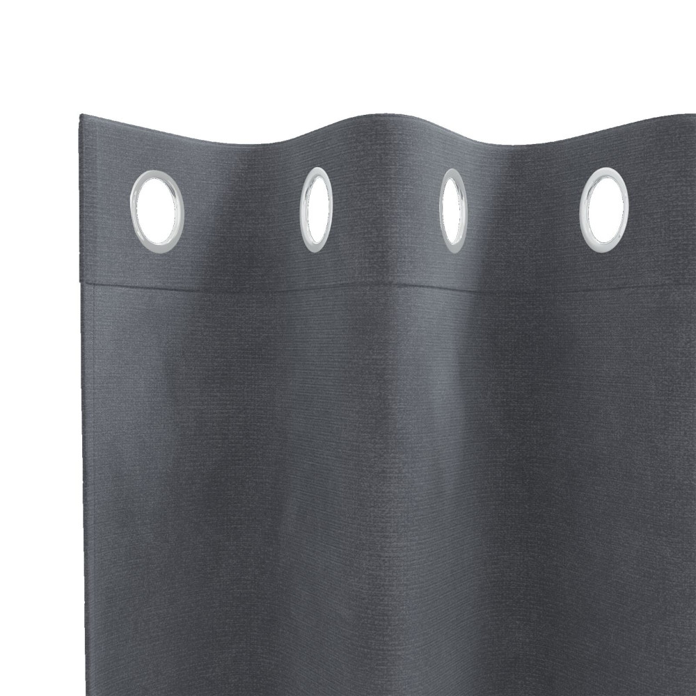 Produktbild för Mörkläggningsgardiner 2 pcs Ljusgrå 140 x 175 cm Sammet