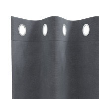 Produktbild för Mörkläggningsgardiner 2 pcs Ljusgrå 140 x 225 cm Sammet