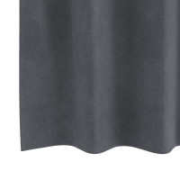 Produktbild för Mörkläggningsgardiner 2 pcs Ljusgrå 140 x 260 cm Sammet