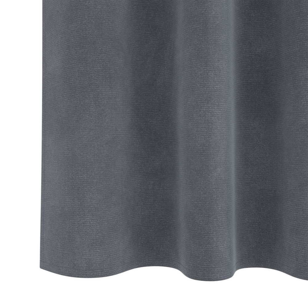 Produktbild för Mörkläggningsgardiner 2 pcs Ljusgrå 140 x 260 cm Sammet