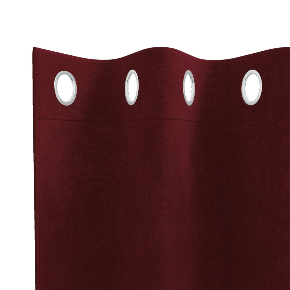 Produktbild för Mörkläggningsgardiner 2 pcs Vinröd 140 x 225 cm Sammet