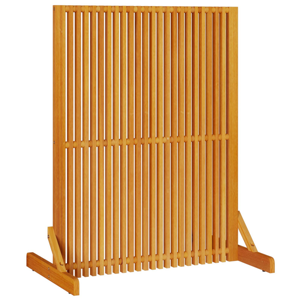 Produktbild för Avskärmningsskärm Brun 79,5 x 50 x 110 cm Massivt Akaciaträ