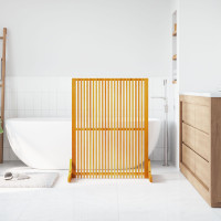 Produktbild för Avskärmningsskärm Brun 79,5 x 50 x 110 cm Massivt Akaciaträ