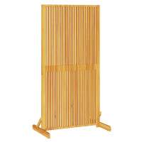 Produktbild för Avskärmningsskärm Brun 79,5 x 50 x 150 cm Massivt Akaciaträ